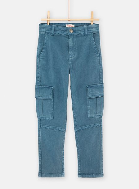 Παιδικό Παντελόνι για Αγόρια Light Blue Cargo