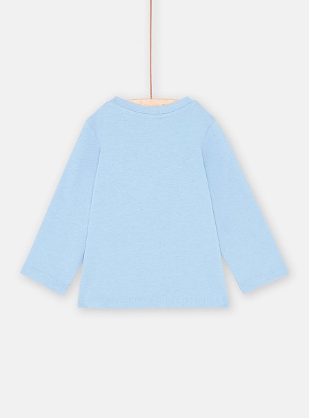 Βρεφική Μακρυμάνικη Μπλούζα για Αγόρια Baby Blue Cars