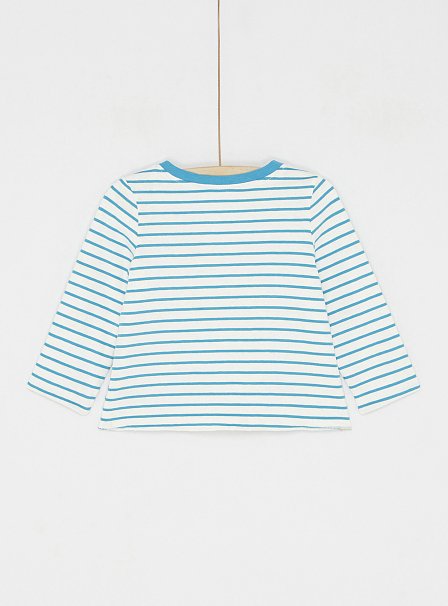 Βρεφική Μακρυμάνικη Μπλούζα για Αγόρια Διπλής Όψης Blue Banana