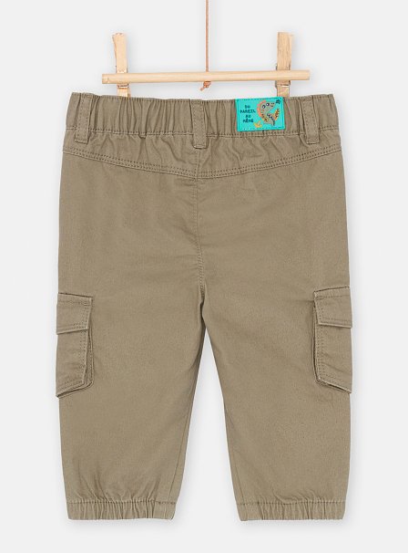 Βρεφικό Παντελόνι Cargo Λαδί Dino