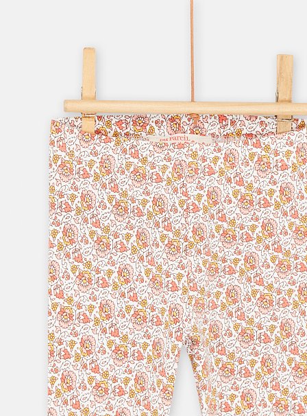 Βρεφικό Κολάν για Κορίτσια Λευκό Flowers