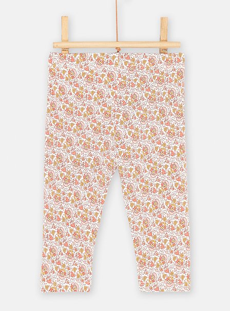 Βρεφικό Κολάν για Κορίτσια Λευκό Flowers