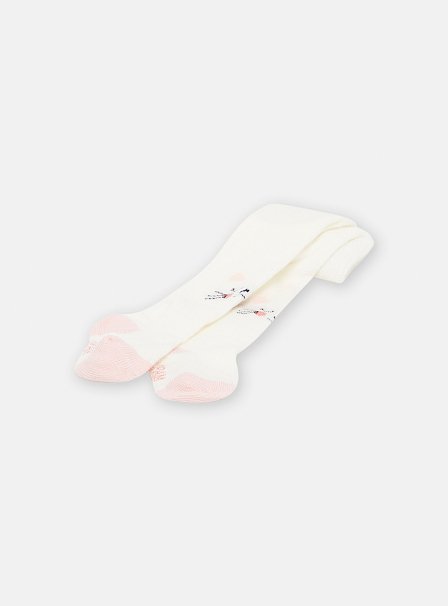 Βρεφικό Καλσόν για Κορίτσια Λευκό Kitten