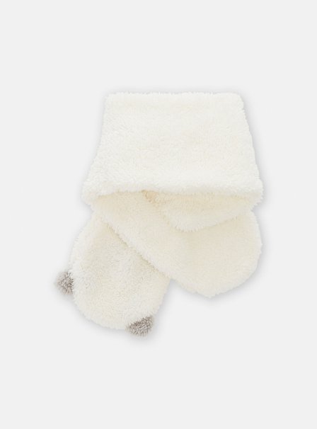 Βρεφικό Κασκόλ για Αγόρια White Panda