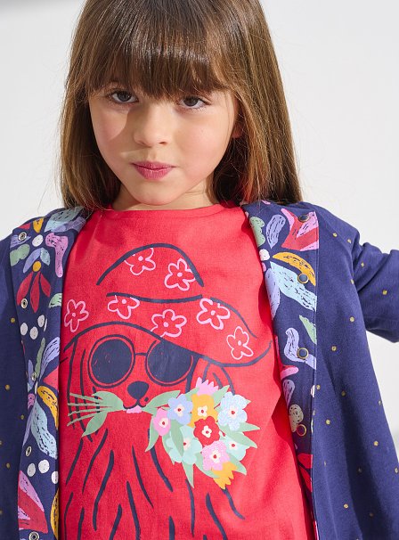 Παιδική Μπλούζα για Κορίτσια Red Dog