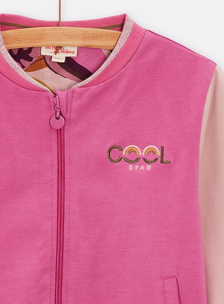 Παιδική Ζακέτα για Κορίτσια Cool Pink