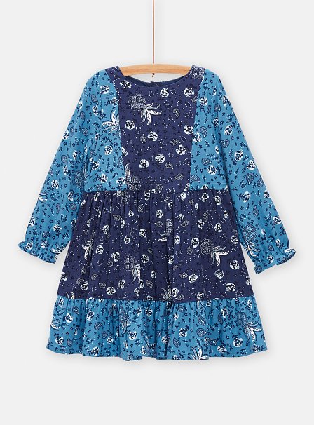 Παιδικό Φόρεμα για Κορίτσια Double Blue