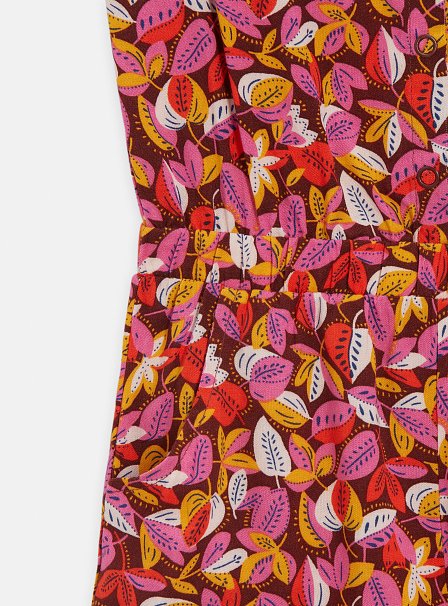 Παιδική Ολόσωμη Φόρμα για Κορίτσια Multicolor Leaves