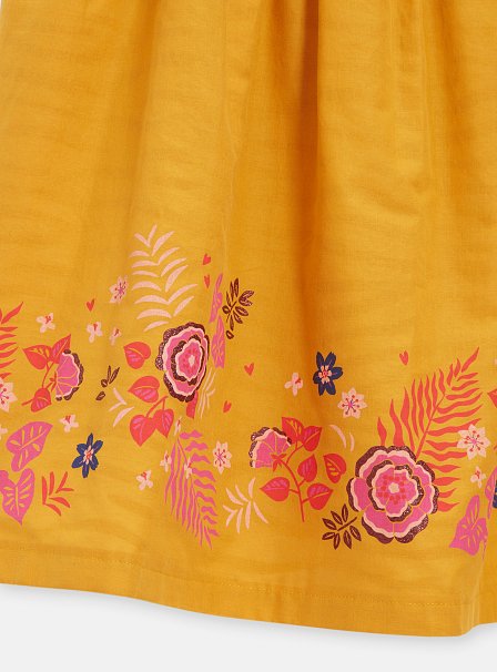 Παιδικό Φόρεμα για Κορίτσια Mustard Leopard