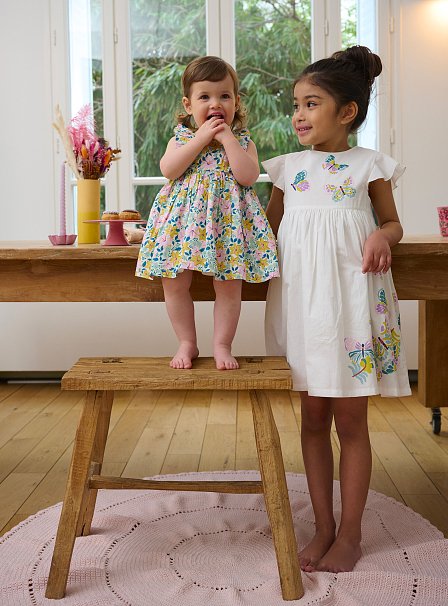 Παιδικό Φόρεμα για Κορίτσια White Butterfly