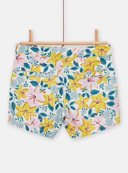 Παιδικό Σορτς για Κορίτσια Flower Power