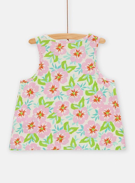 Παιδική Μπλούζα για Κορίτσια Ecru Floral