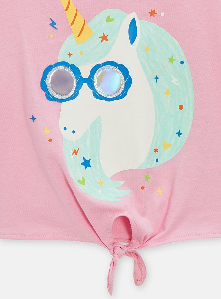 Παιδική Μπλούζα για Κορίτσια Pink Unicorn