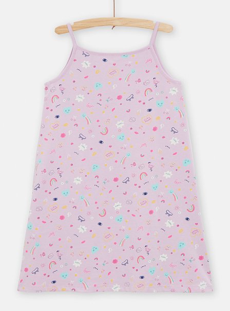 Παιδική Πυτζάμα Φόρεμα για Κορίτσια Lilac