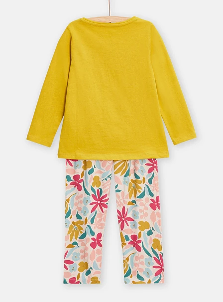 Παιδικές Πιτζάμες για Κορίτσια Yellow Unicorn