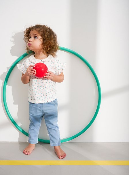 Βρεφική Μπλούζα για Κορίτσια White Danty