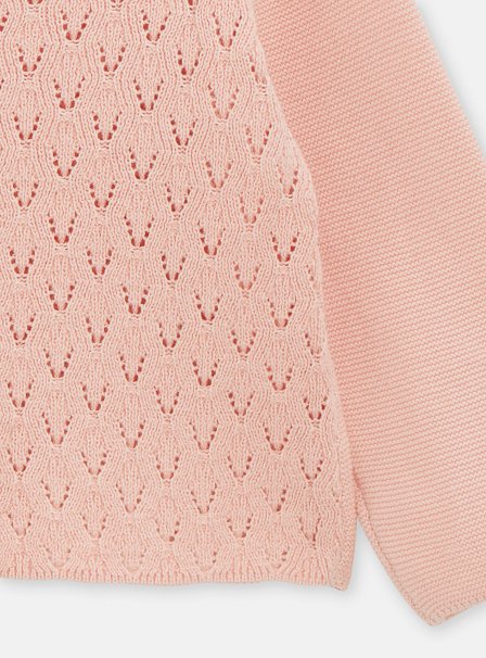 Βρεφική Ζακέτα για Κορίτσια Pink Flower