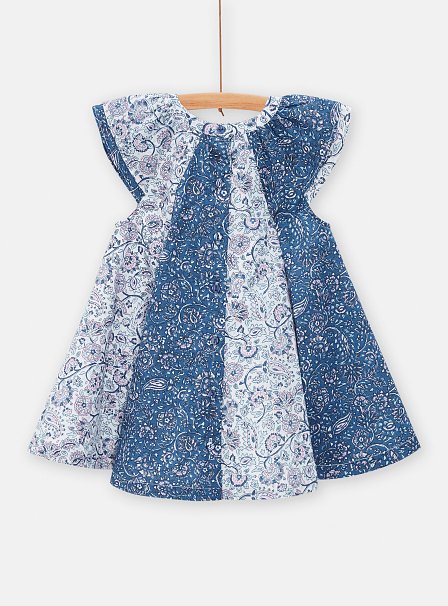 Βρεφικό Φόρεμα για Κορίτσια Blue Pattern