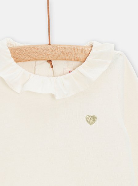 Βρεφική Μπλούζα για Κορίτσια Creme Heart