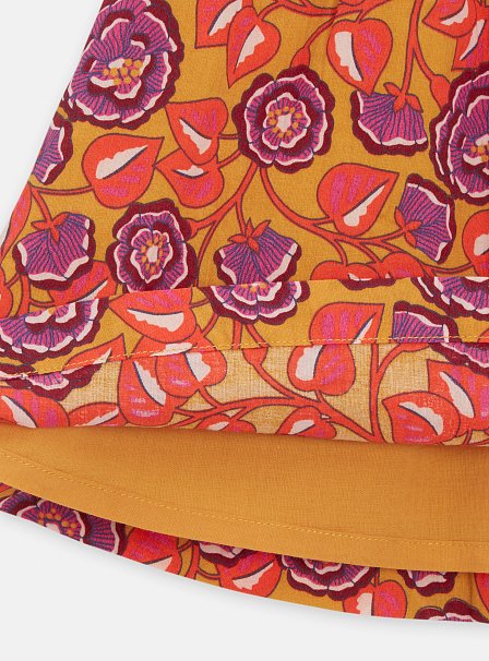 Βρεφικό Φόρεμα για Κορίτσια Orangle Flowers