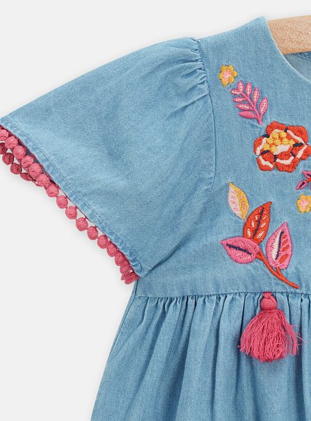 Βρεφικό Φόρεμα για Κορίτσια Light Blue