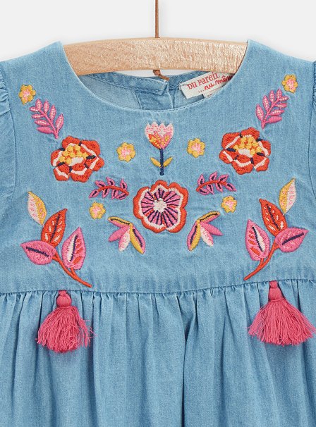 Βρεφικό Φόρεμα για Κορίτσια Light Blue