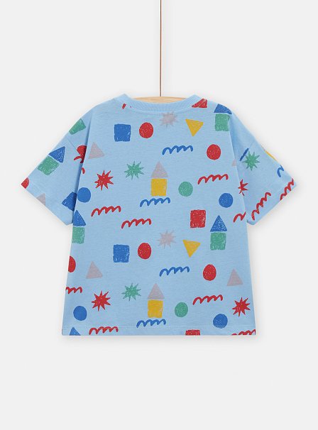 Παιδική Μπλούζα για Αγόρια Blue Shapes
