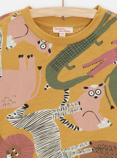 Παιδική Μπλούζα για Αγόρια Monkey Jungle