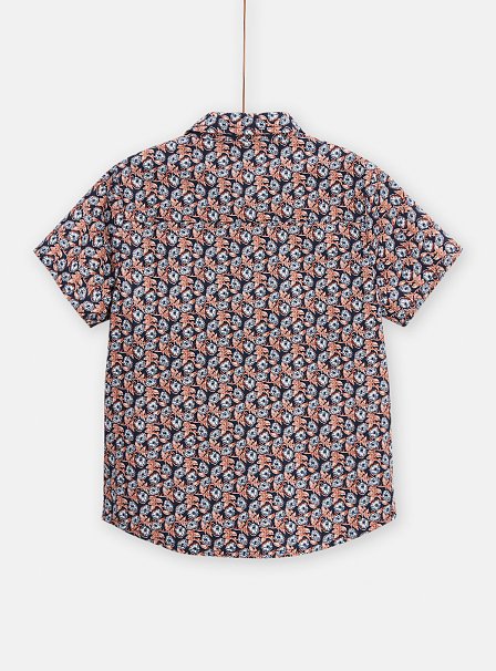 Παιδικό Πουκάμισο για Αγόρια Blue/Red Pattern