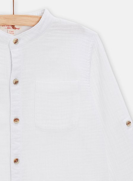 Παιδικό Πουκάμισο για Αγόρια White