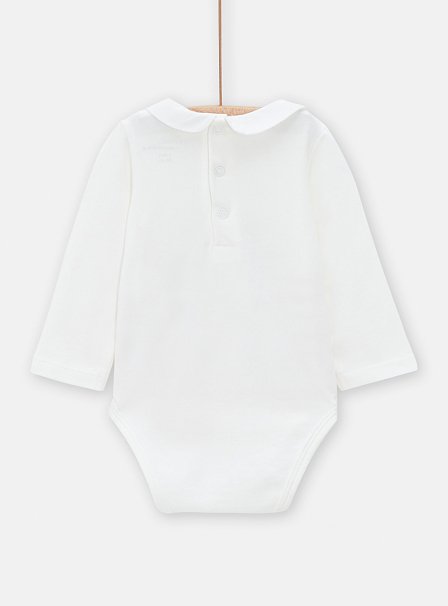 Βρεφικό Μακρυμάνικο Κορμάκι για Κορίτσια White/Red Stripes