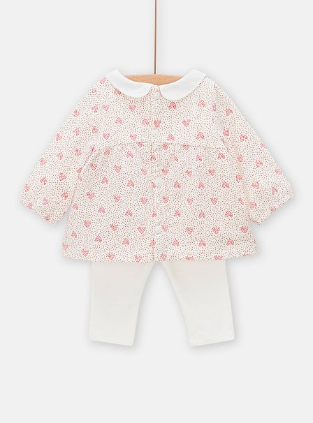 Βρεφικό Σετ για Κορίτσια Baby Pink Hearts