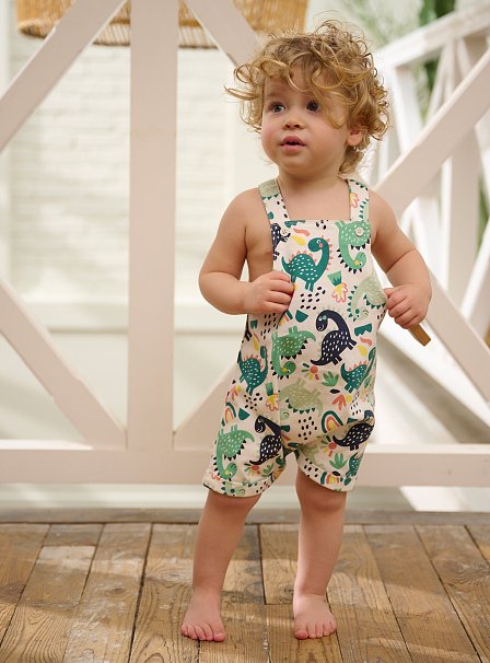 Βρεφική Σαλοπέτα για Αγόρια White Dino