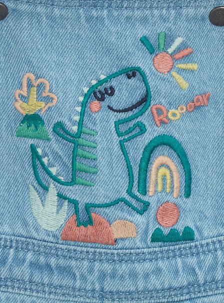 Βρεφική Σαλοπέτα για Αγόρια Denim Dino