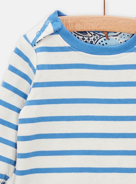 Βρεφική Μπλούζα για Αγόρια Blue Patterns