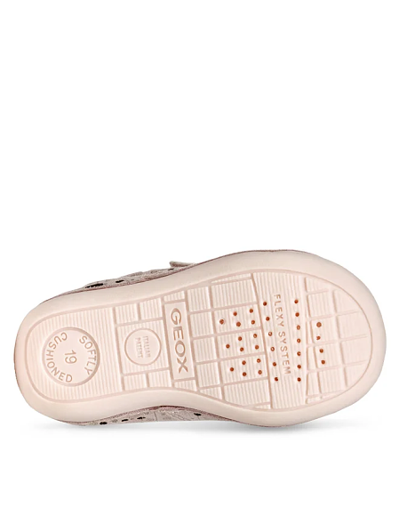 Βρεφικά Παπούτσια Geox Tutim για Κορίτσια Rose/Off White (Μεγέθη 18-21)