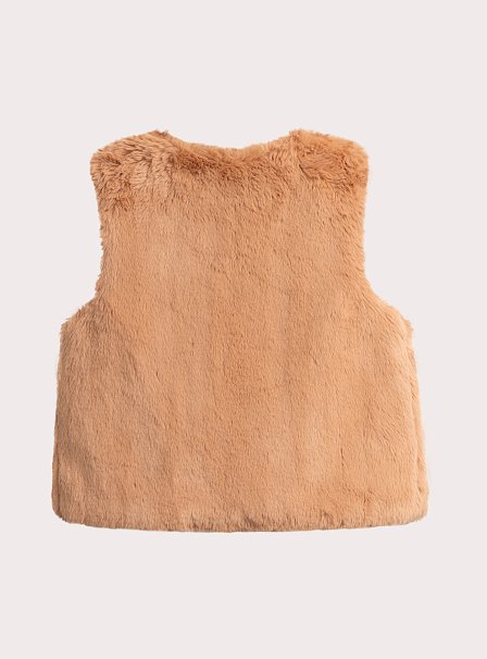 Παιδικό Γιλέκο για Κορίτσια Brown Leopard