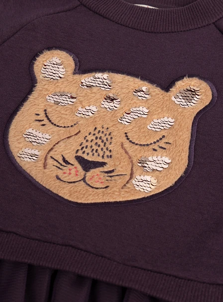 Παιδικό Φόρεμα για Κορίτσια Purple Sweatshirt