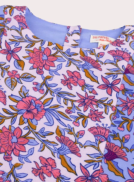 Παιδικό Φόρεμα για Κορίτσια Blue Floral