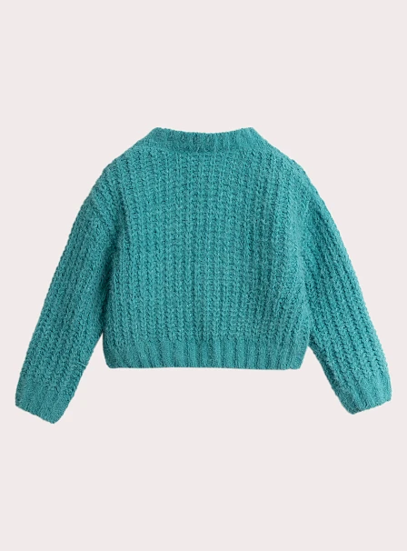 Παιδική Ζακέτα για Κορίτσια Blue Knit