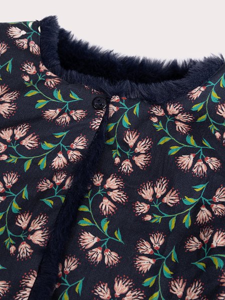 Παιδικό Γιλέκο για Κορίτσια Navy Fur