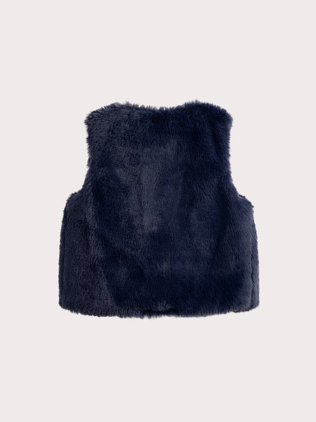Παιδικό Γιλέκο για Κορίτσια Navy Fur