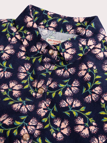 Παιδικό Φόρεμα για Κορίτσια Floral Corduroy