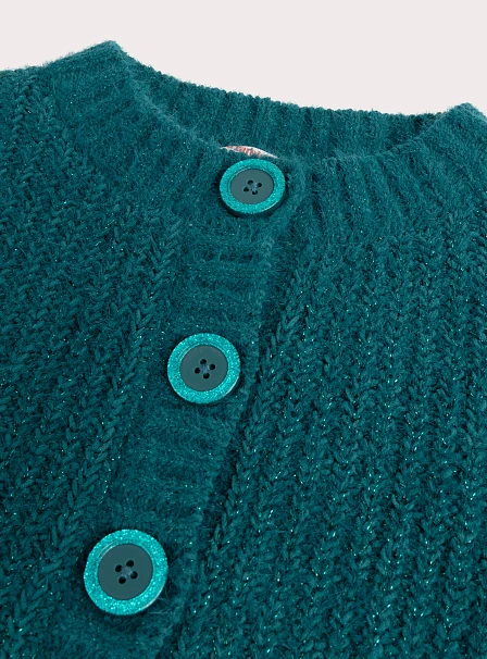 Παιδική Ζακέτα για Κορίτσια Dark Green Knit