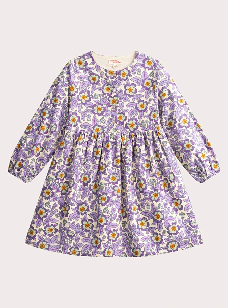 Παιδικό Φόρεμα για Κορίτσια Purple Floral