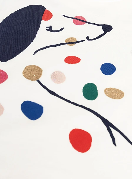 Παιδική Μπλούζα για Κορίτσια Glittery Dog