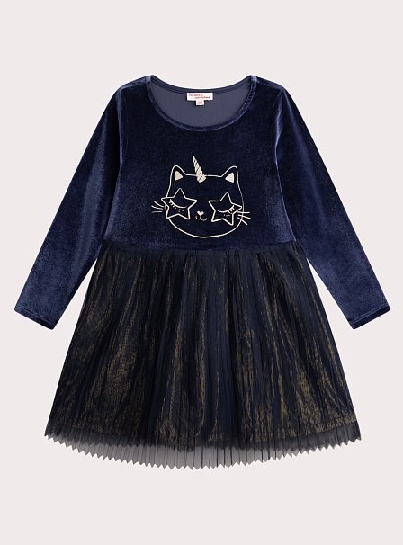 Παιδικό Φόρεμα για Κορίτσια Navy Unicat