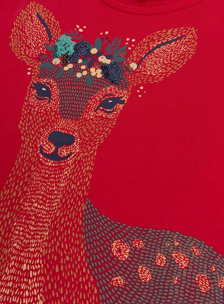 Παιδική Μπλούζα για Κορίτσια Red Deer