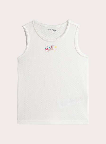 Σετ Παιδικά Φανελάκια για Κορίτσια Pink Unicorn 2 τμχ