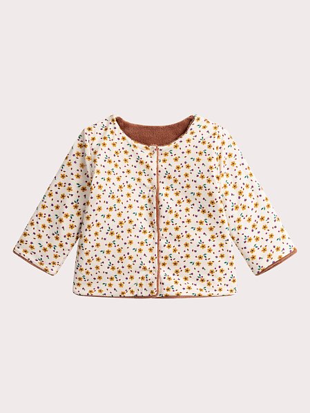 Βρεφικό Μπουφάν για Κορίτσια Brown Bunny - 2 σε 1